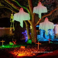 Decoraciones de fantasmas colgantes de Halloween luz
